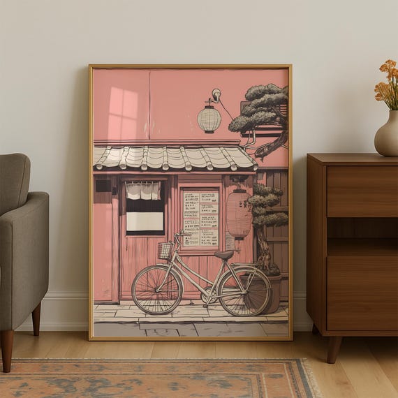 Japandi Art Kyoto Print Prints Trendy Wall Japanese Wabi Sabi