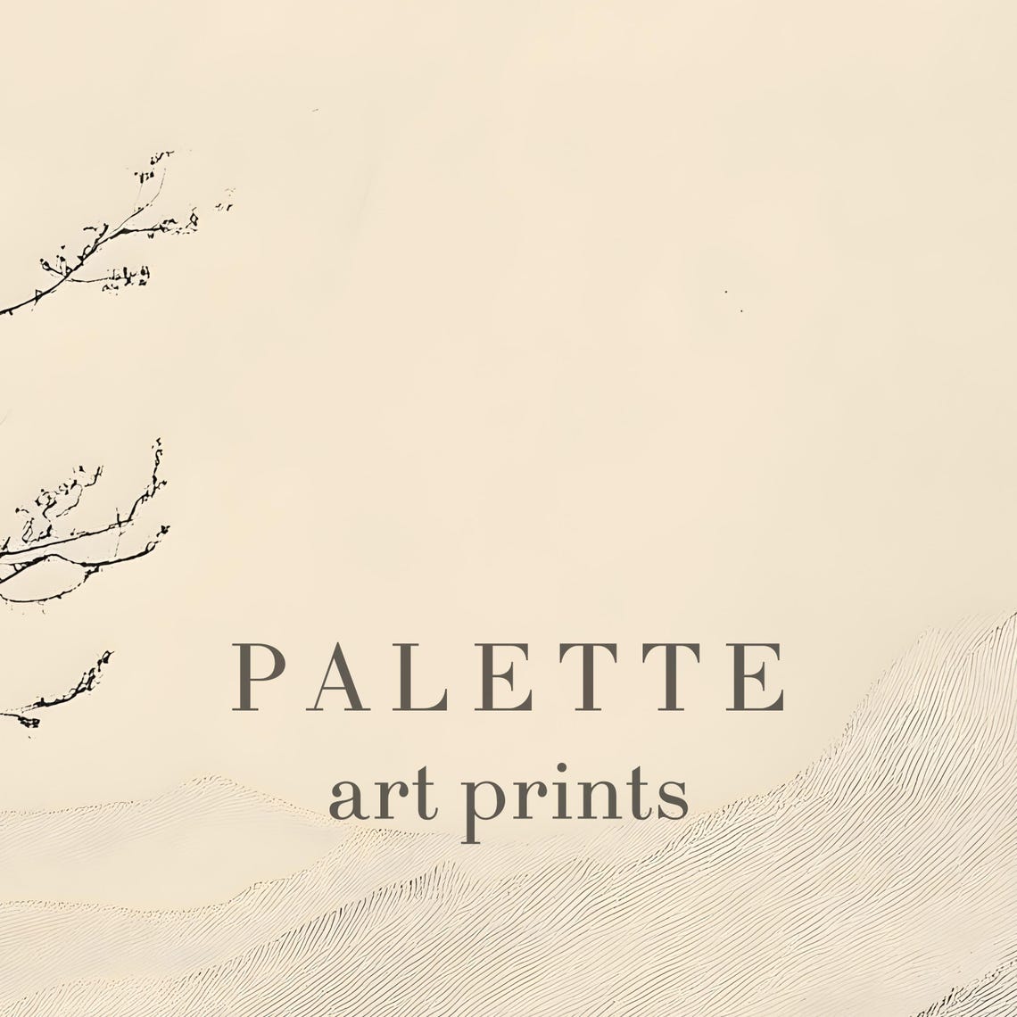 Minimalist Tree Sketch On A Sloped Landscape Serene Black And White Nature Inspired Artwork For Modern Wall Decor Skt016 - Image 2