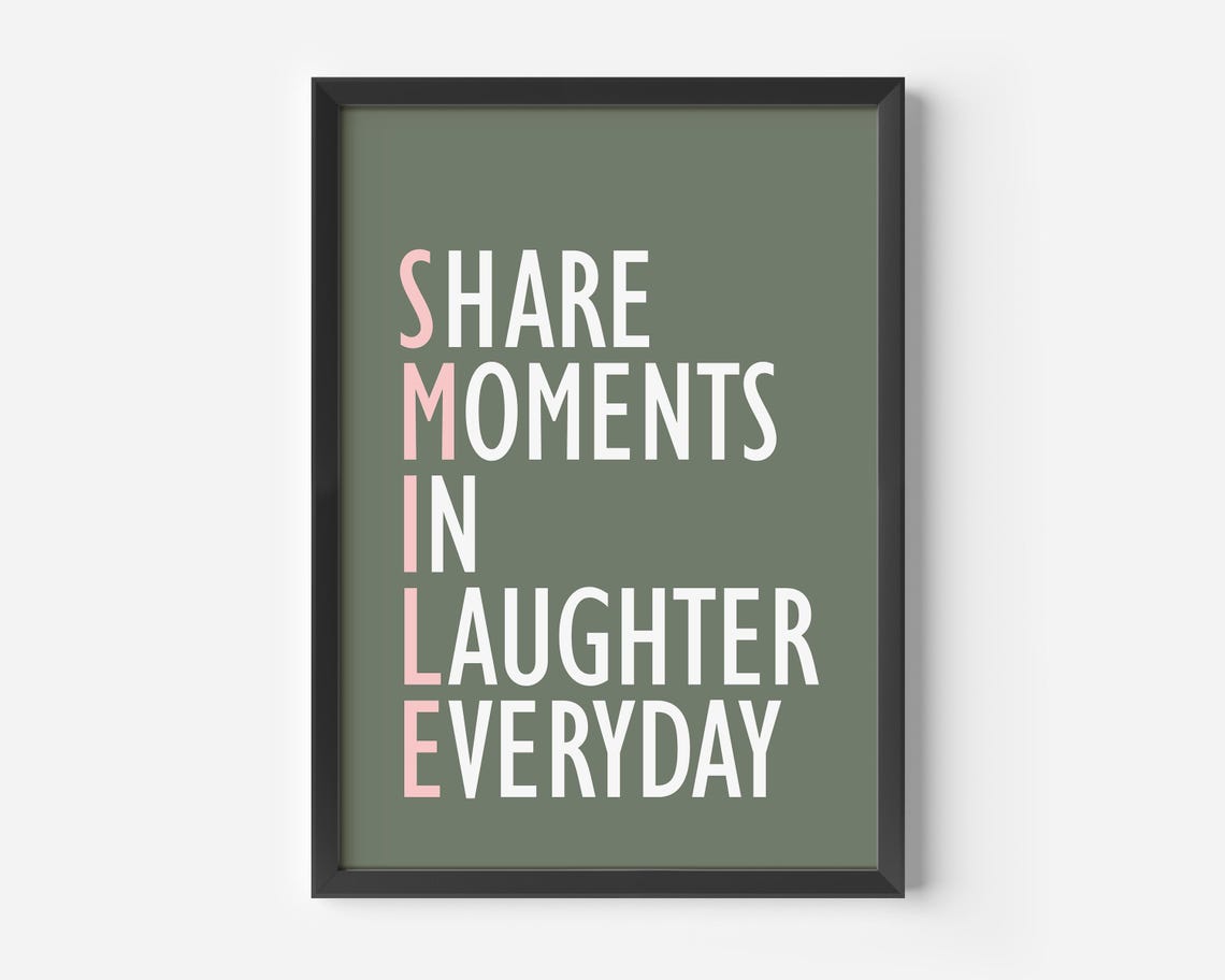 Motivational Poster For Office Wall Decoration With Saying Modern Typography Picture Minimalist Green
