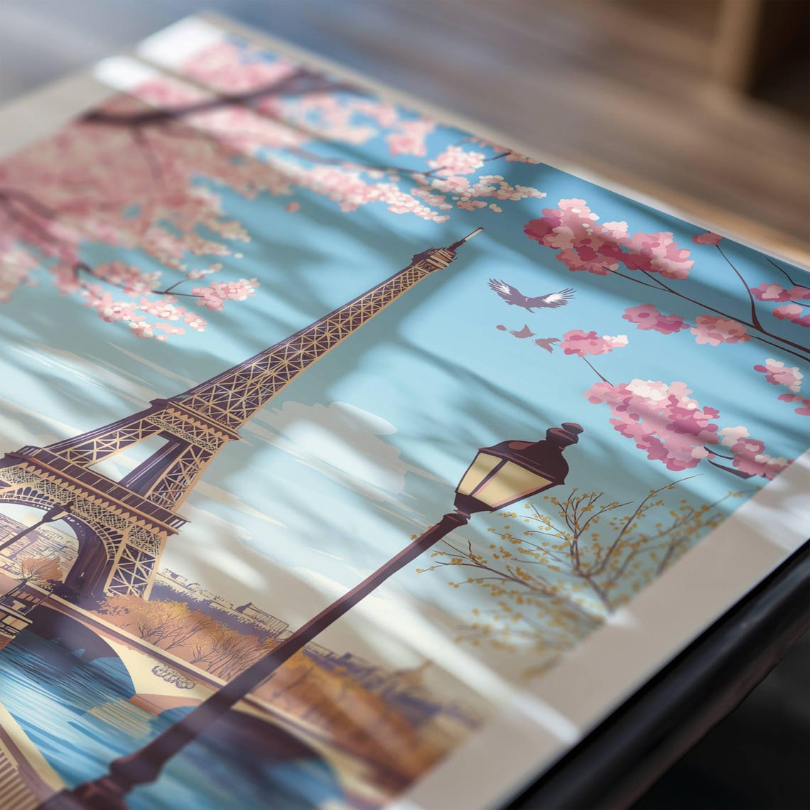 Paris Cityscape Travel Poster - Image 2