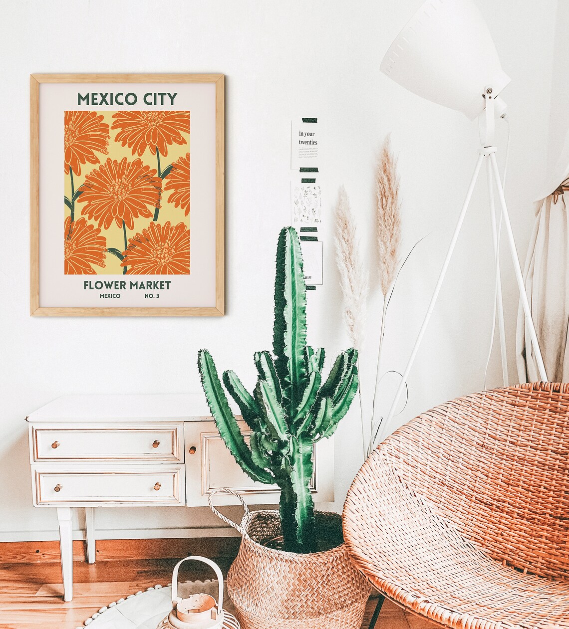 Flower Market, Mexico City Mexico Art Print - Image 3