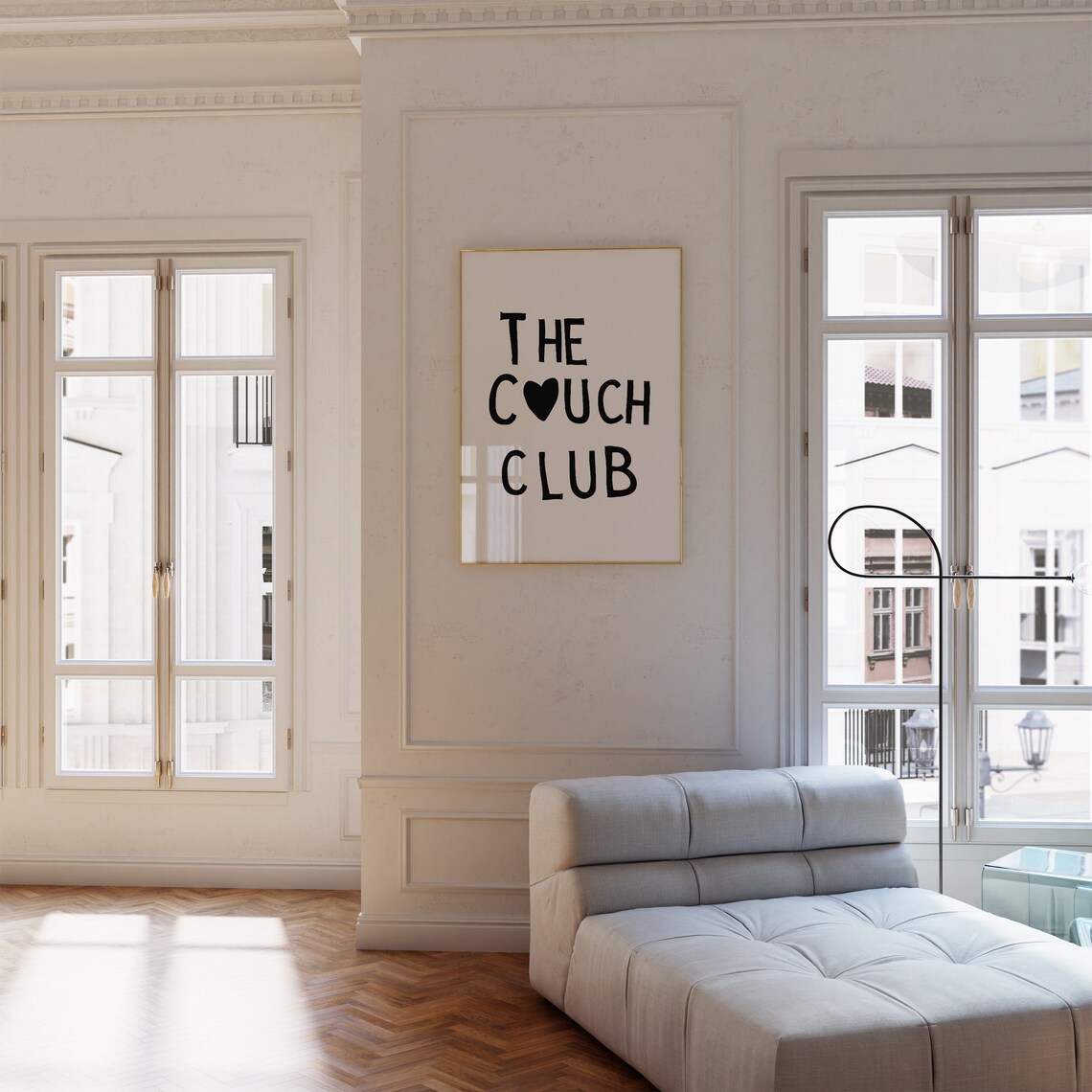 The Couch Club Minimalist Heart Art Print - Image 2