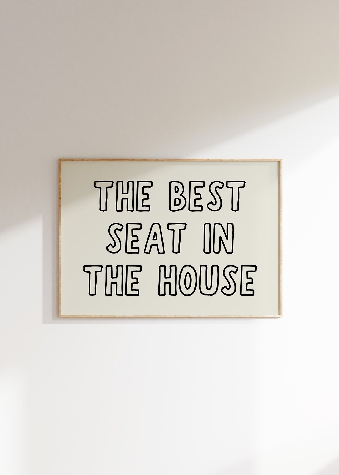 The Best Seat In The House Funny Bathroom Poster - Image 4