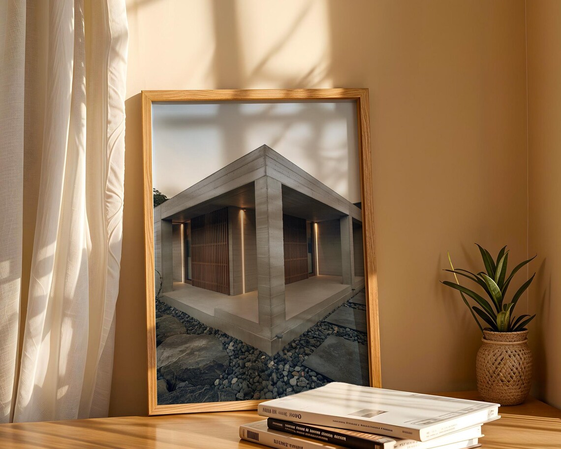Modern Brutalist Concrete Mansion, California Home - Image 5