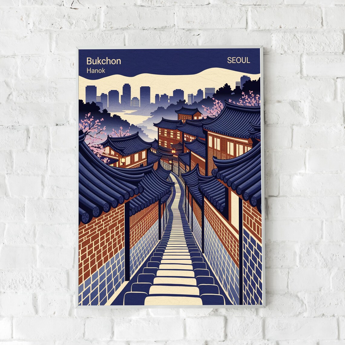 Bukchon Hanok Village, Seoul Travel Poster - Image 5