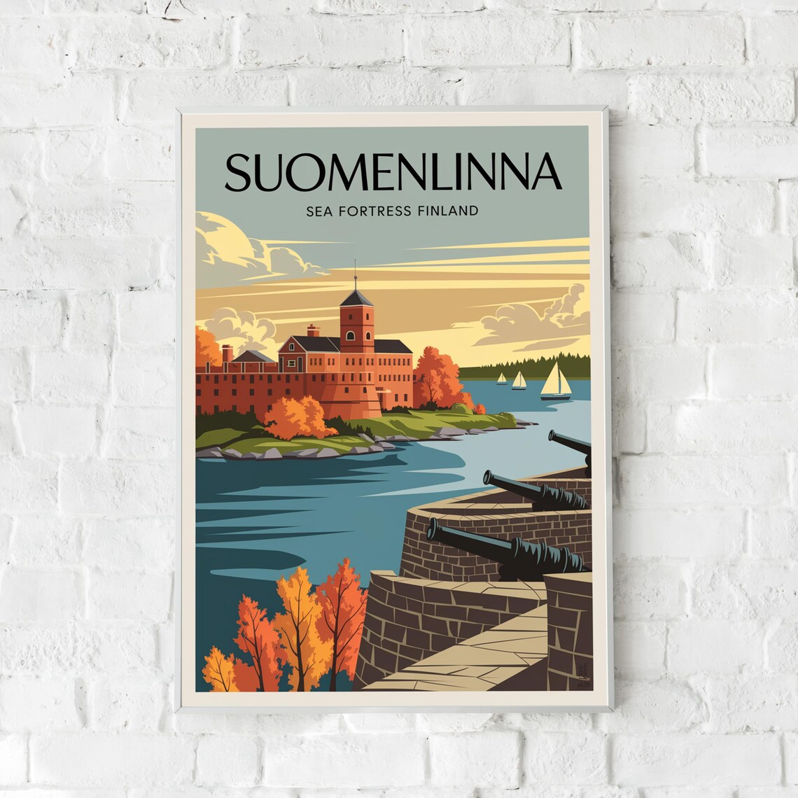 Suomenlinna Sea Fortress, Helsinki UNESCO Site Art Print - Image 5