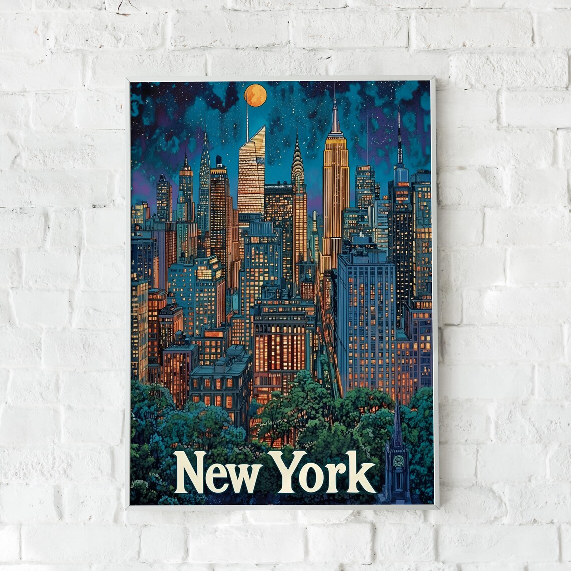 New York City NYC Travel Poster, Gift For New York Lovers - Image 6
