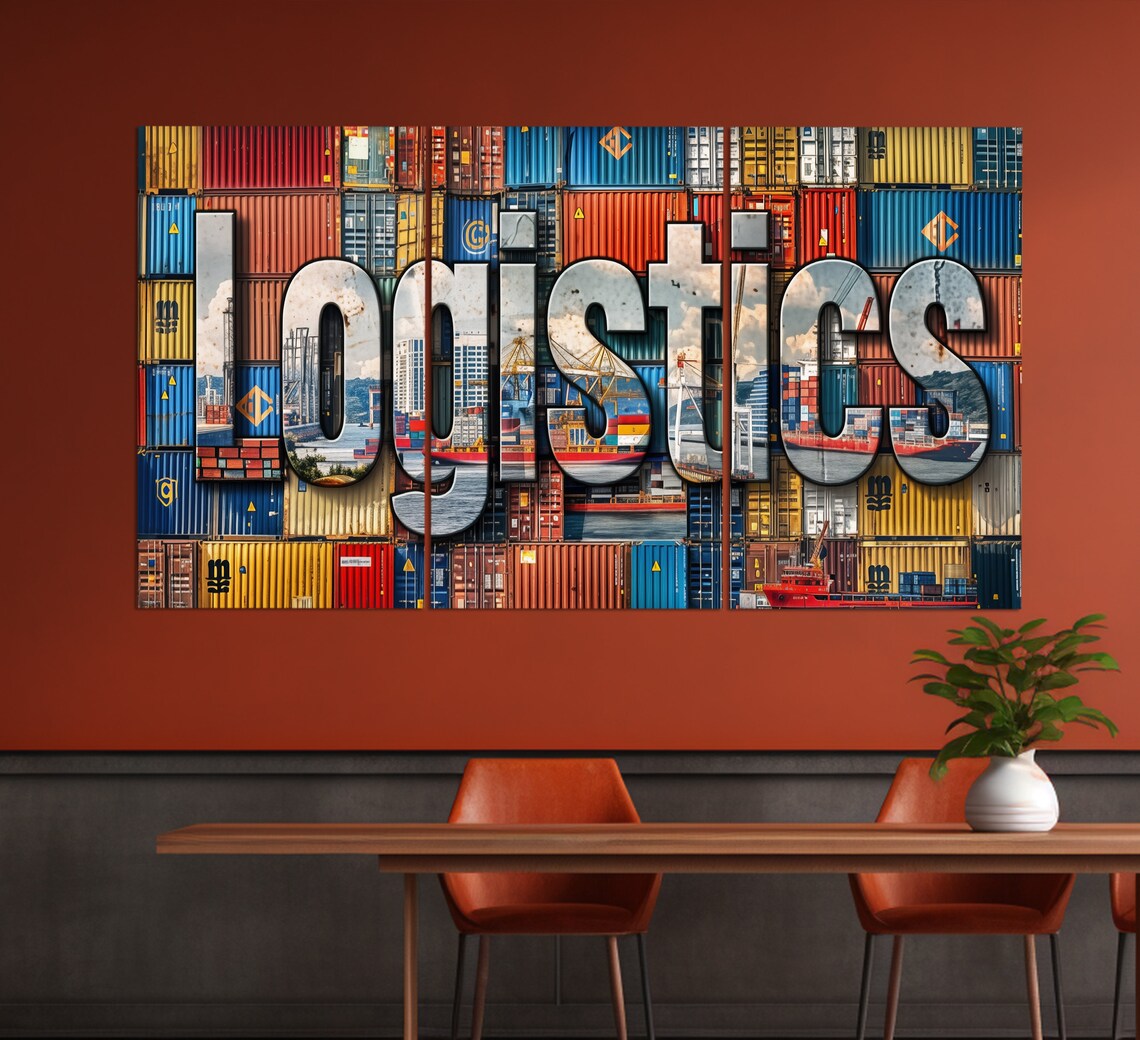 Logistics Office Wall Art, Cargo Shipping Poster - Image 4