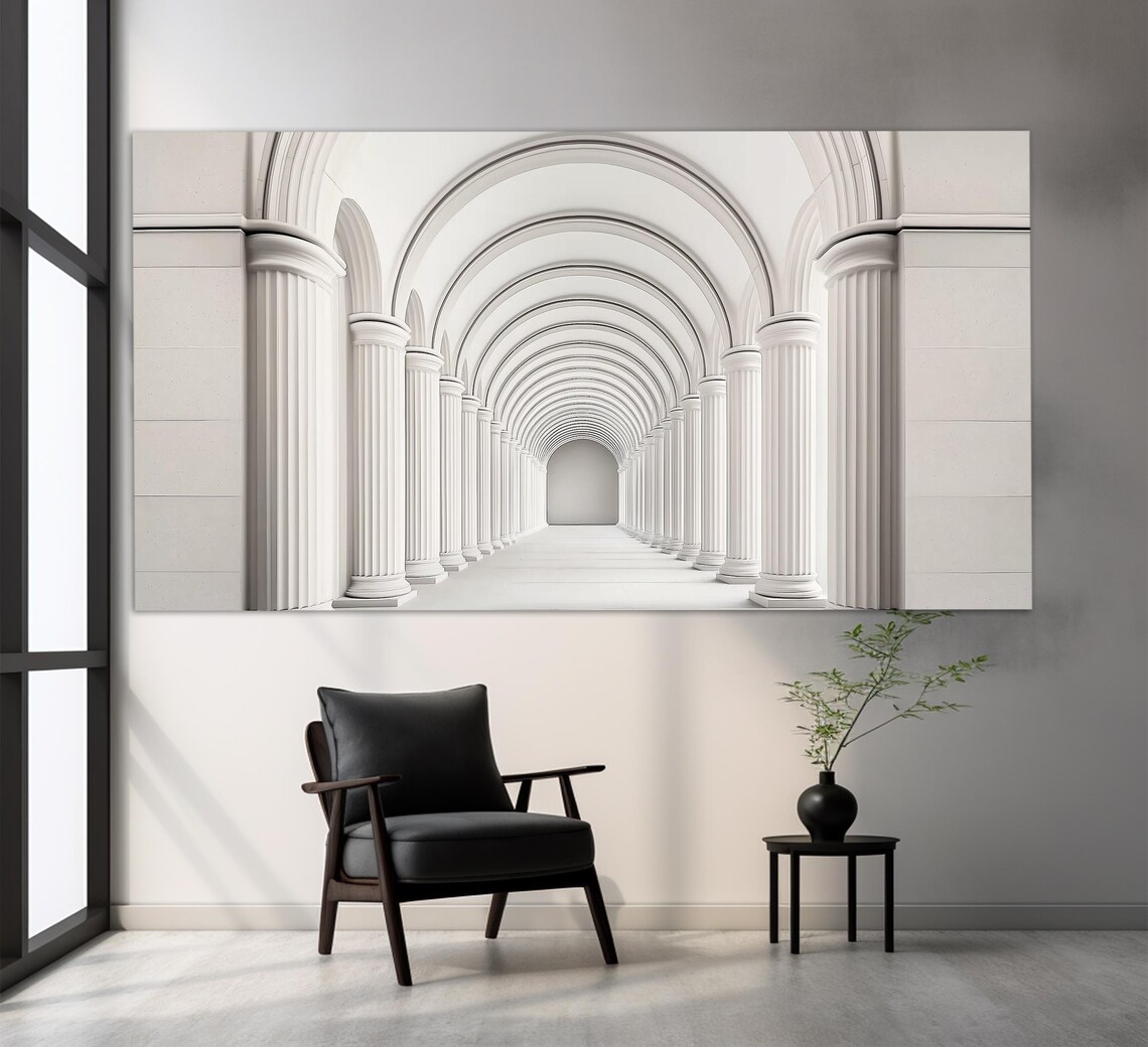 Minimalist Archway Poster, Architect Studio Decor