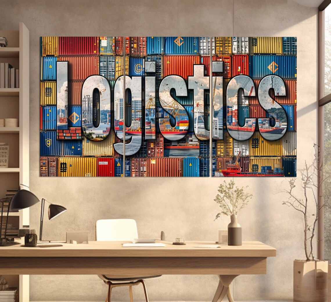Logistics Office Wall Art, Cargo Shipping Poster - Image 5