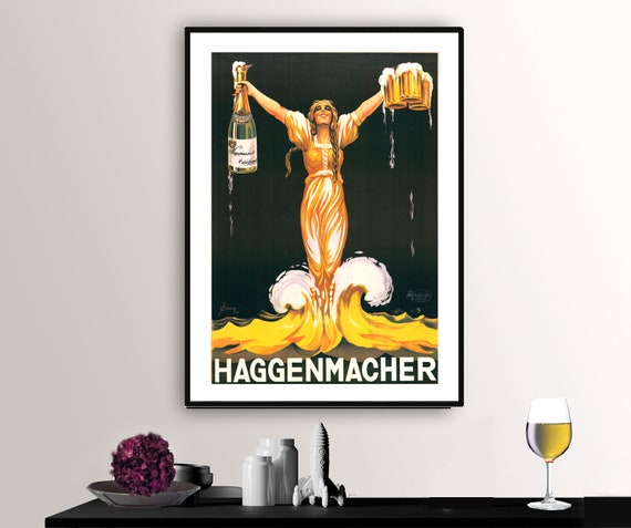 Haggenmacher Vintage Fooddrink Poster Poster Print Or Print Gift Idea