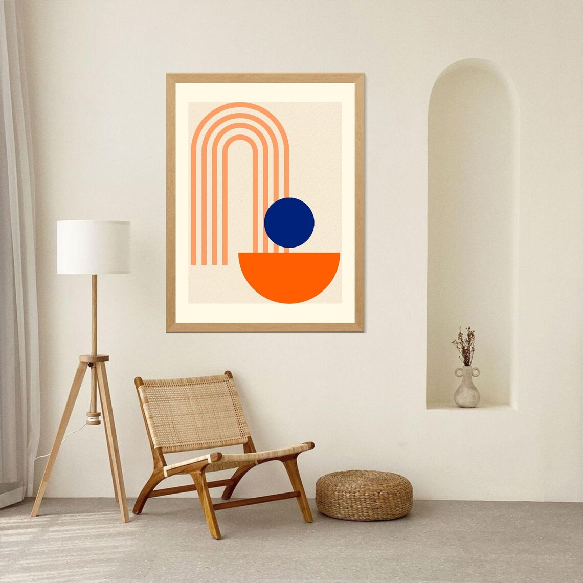 Boho Abstract Art, Energizing Playful Minimalist Design - Image 7