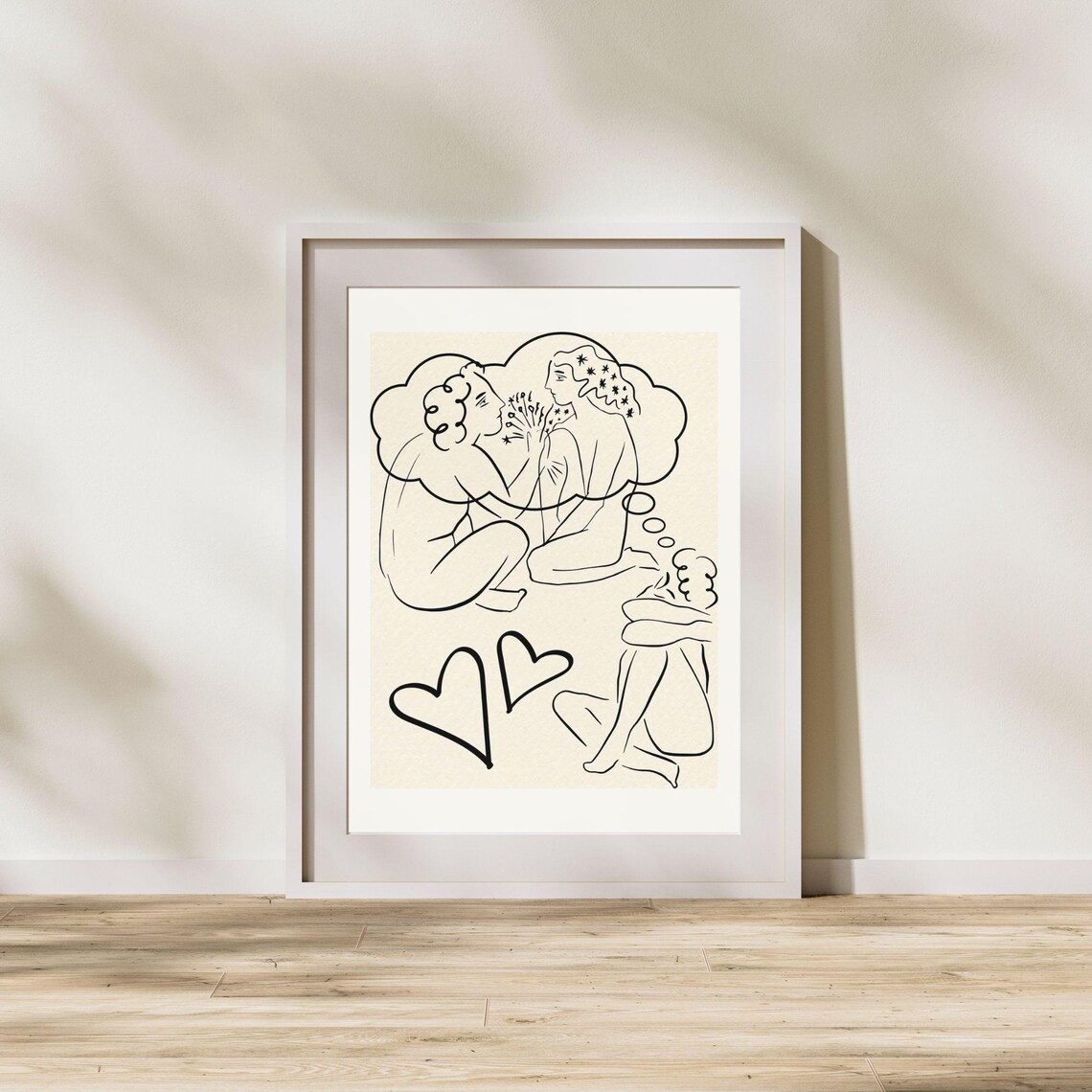 Matisse Inspired Romantic Memory Art Print - Image 5