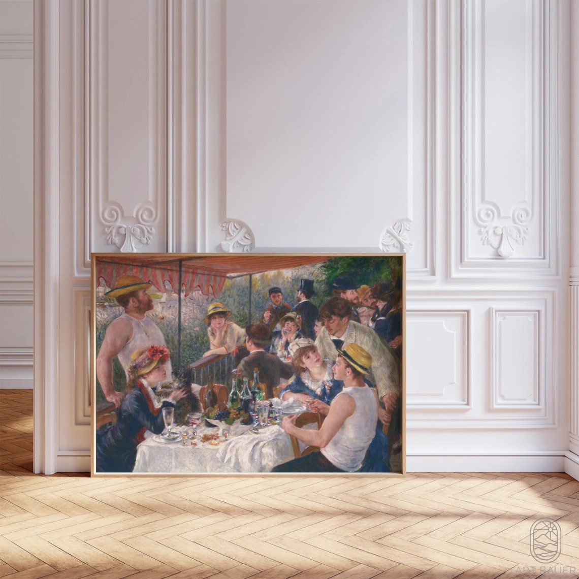 Luncheon Of The Boating Party Auguste Renoir Vintage Poster Renoir Wall Art French Home Decor Oil Painting Print Poster Print - Image 5