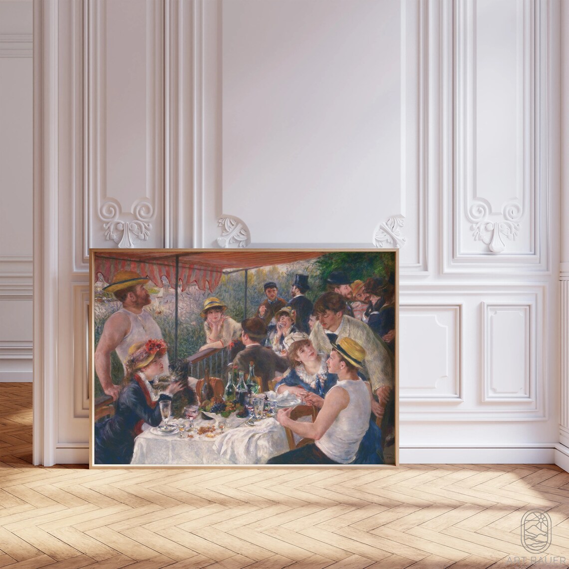 Renoir Luncheon Of The Boating Party 1881 Impressionist Party Poster - Image 5