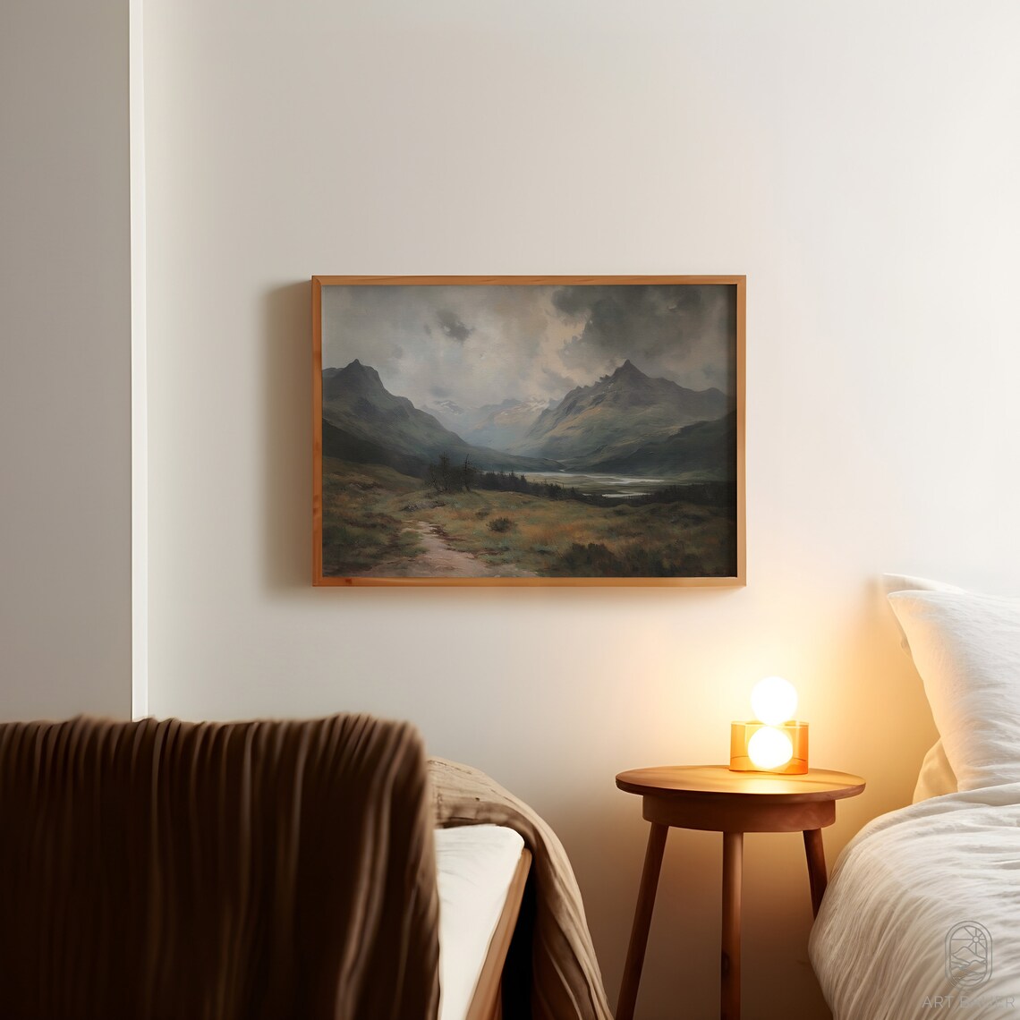 Scottish Highlands Mountain Landscape Travel Poster - Image 4