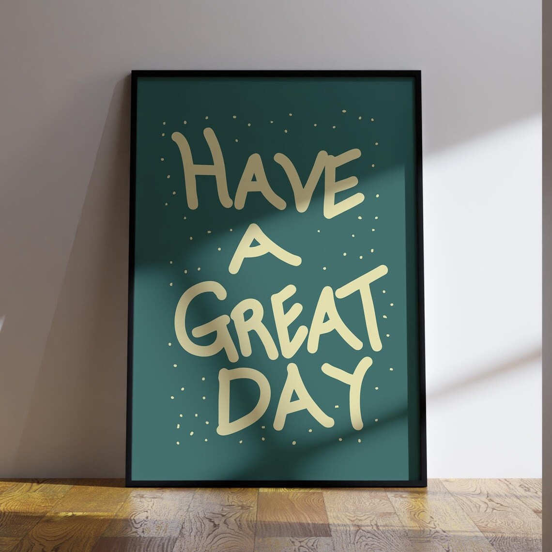 Nice Day Poster, Trendy Abstract Wall Art