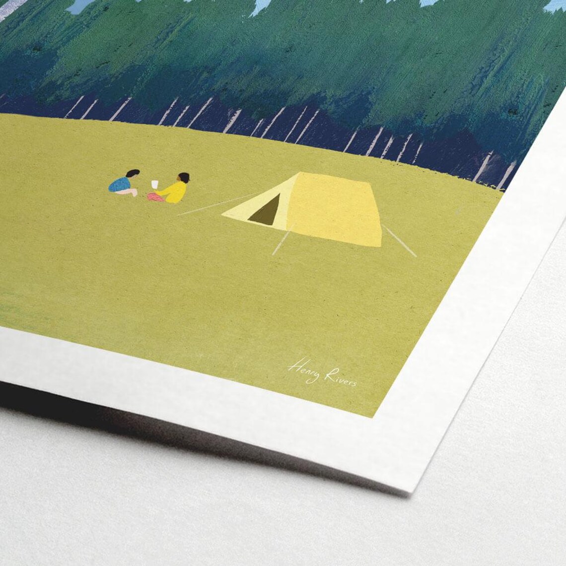 Camping In The Forest Print, Henry Rivers - Image 2