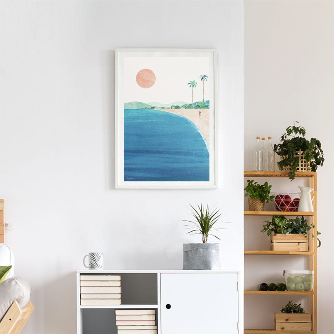 Tropical Beach Print by Henry Rivers, Summer Poster - Image 4