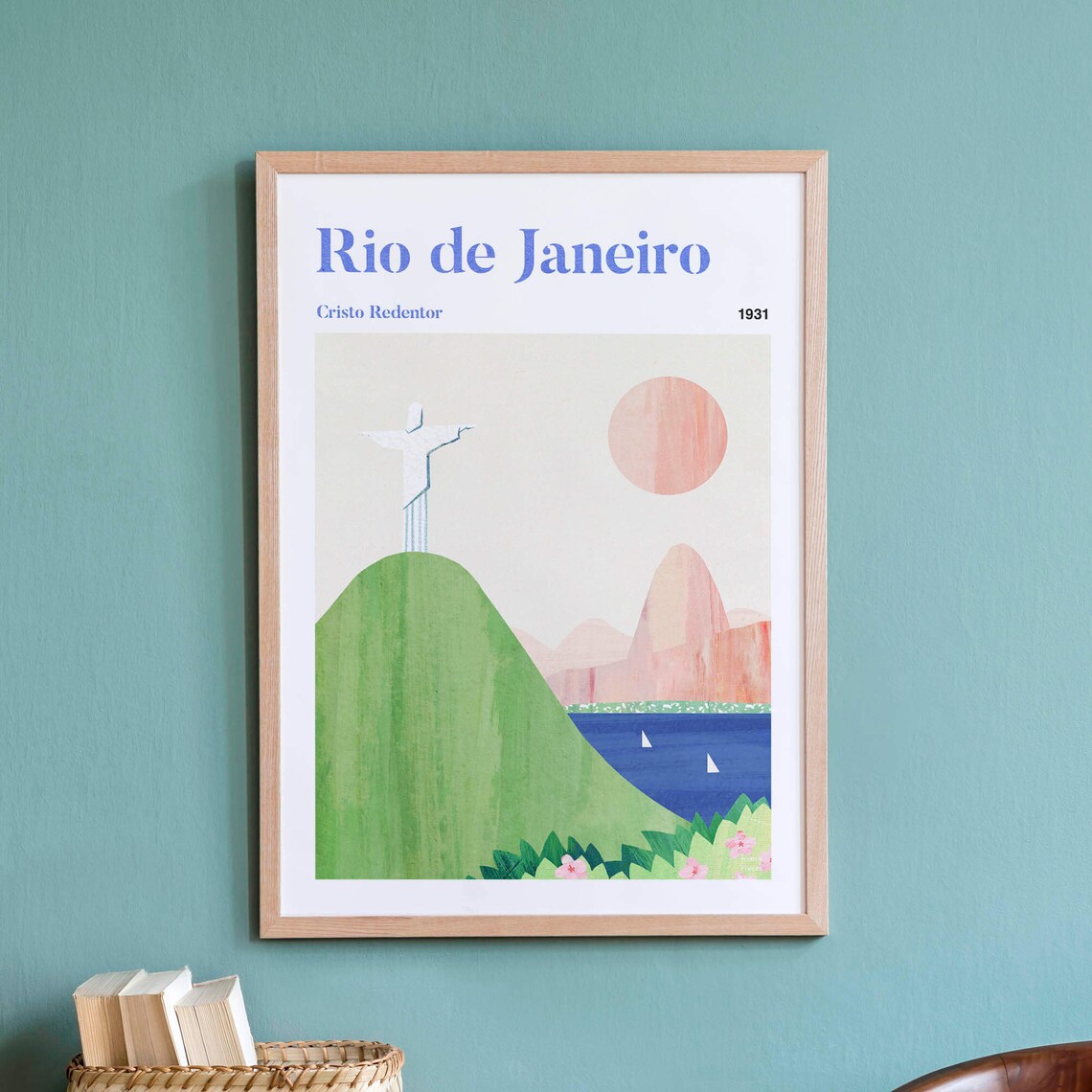 Rio De Janeiro Christ The Redeemer Travel Poster