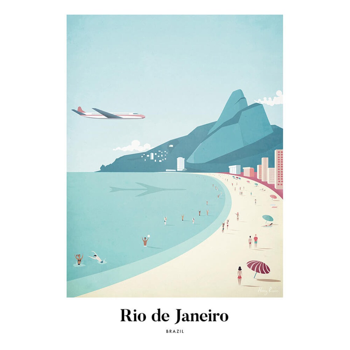 Rio Print by Henry Rivers, Rio de Janeiro Poster - Image 3