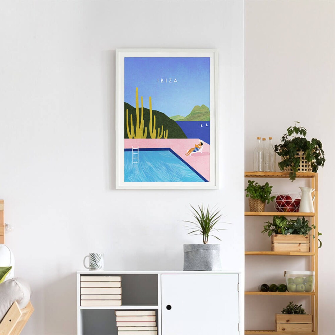 Ibiza Print by Henry Rivers, Travel Poster - Image 4