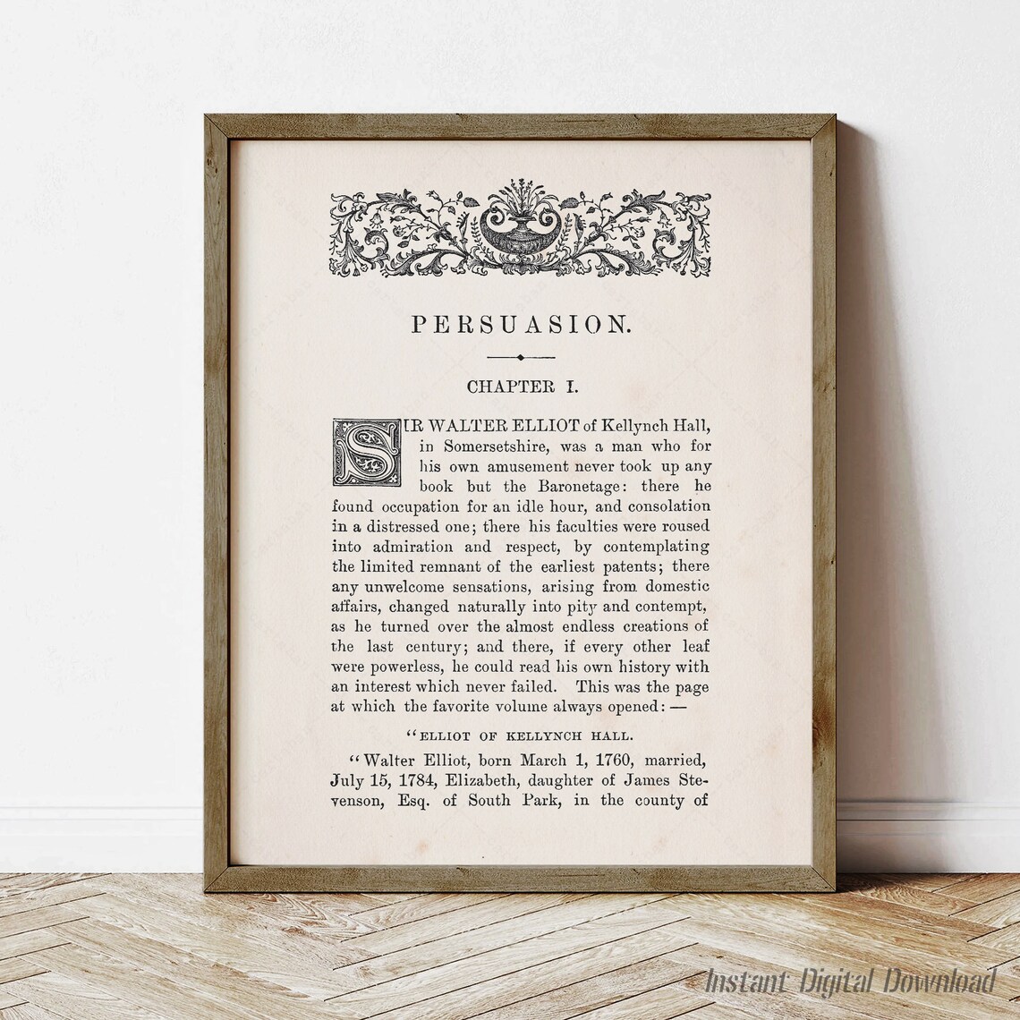 Persuasion By Jane Austen, 1892 Edition Art Print