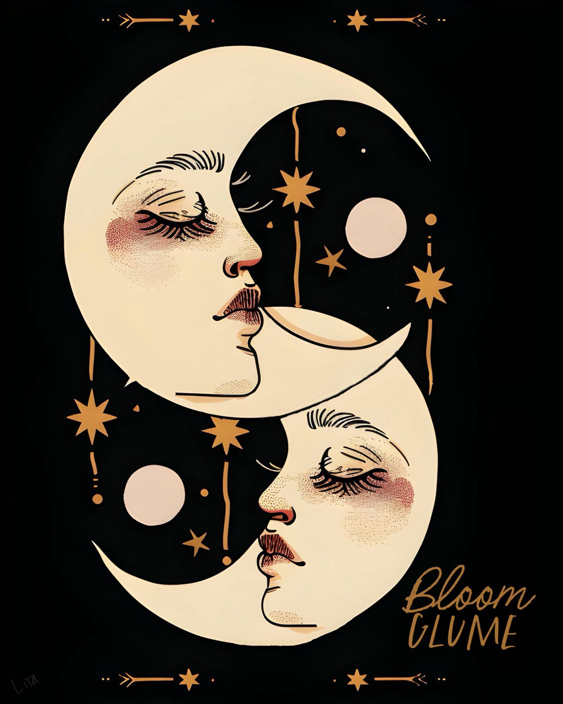 Cycles Moon Art Print, Celestial Decor - Image 3