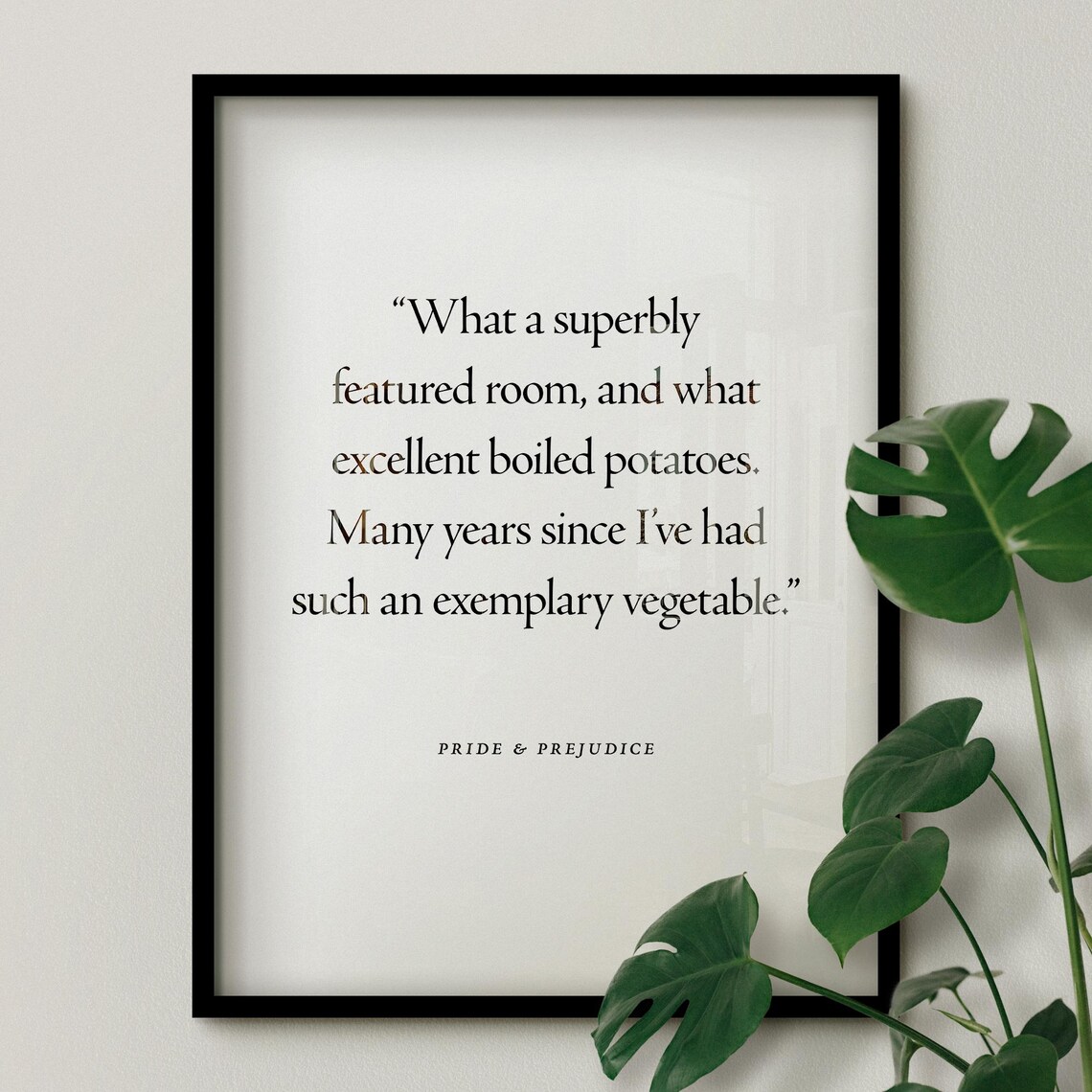 What Excellent Boiled Potatoes Quote Print - Image 3