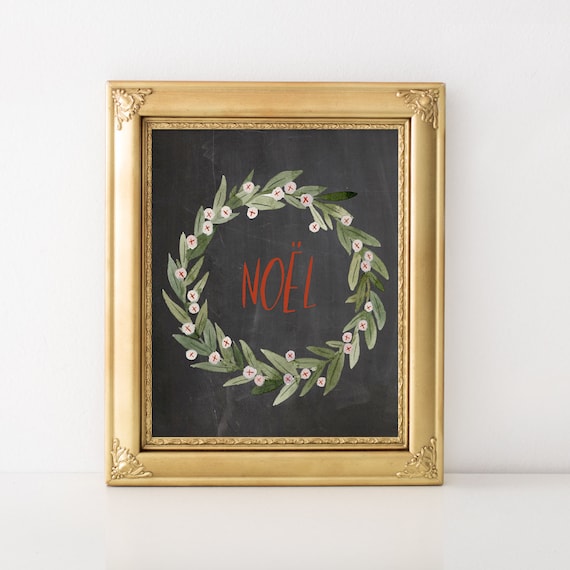 Noel Christmas Art Print