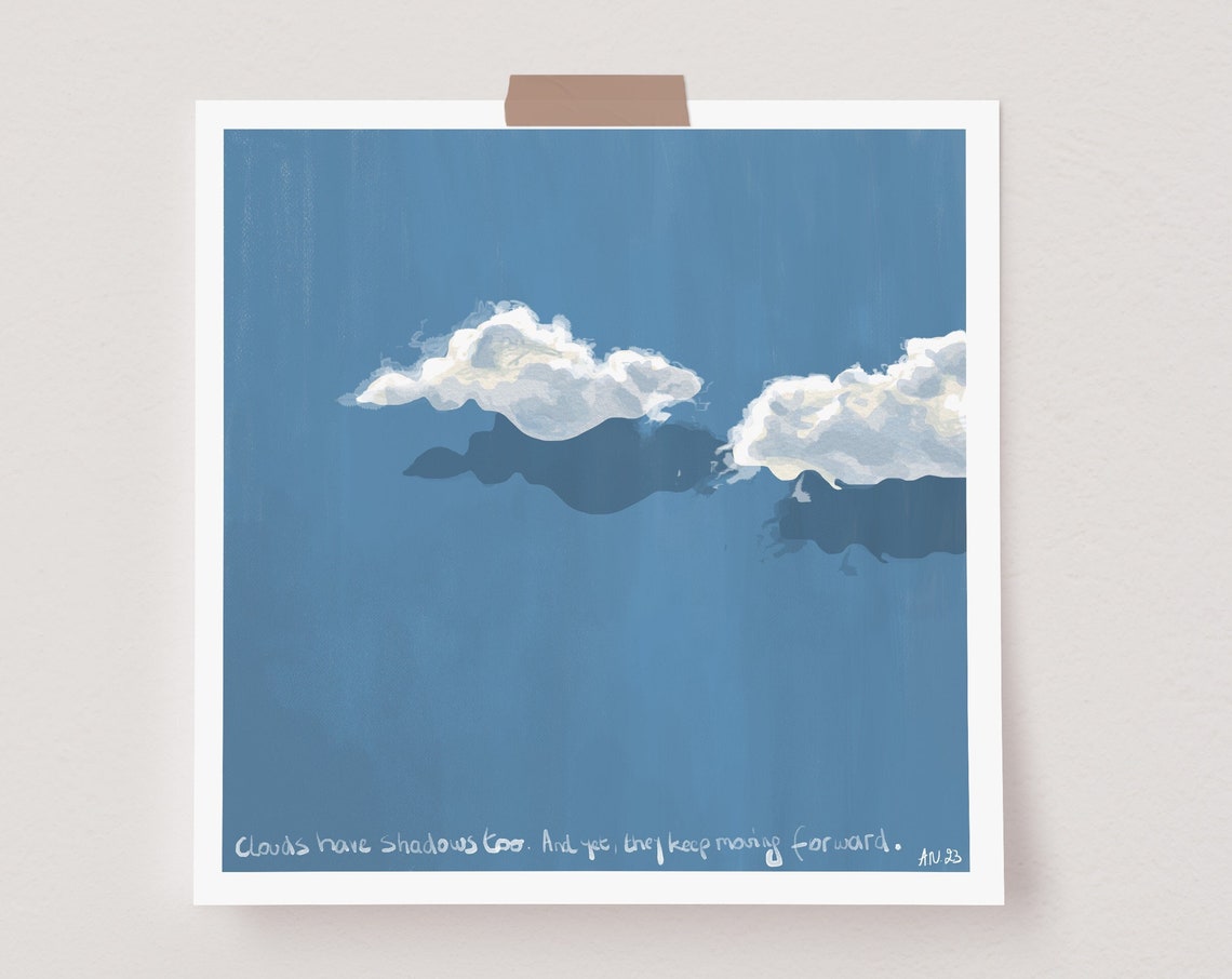 Clouds Have Shadows - Sky Art Print