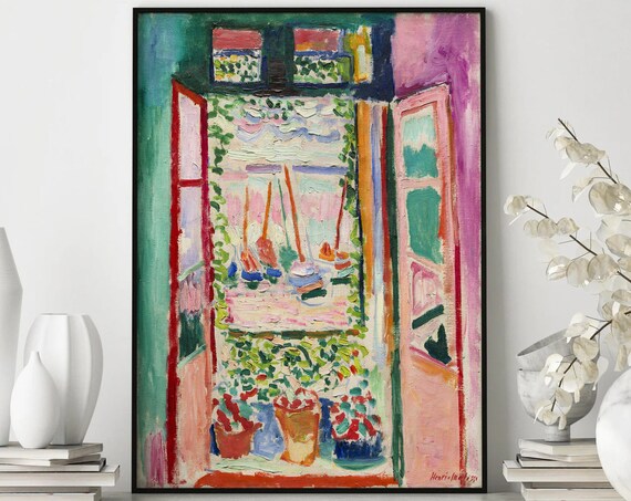 Henri Matisse Open Window Collioure Fauvism Colorful Art Poster