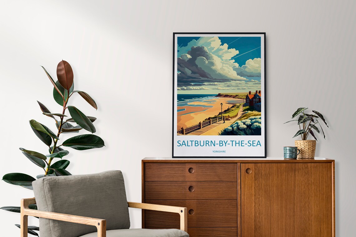 Saltburn By The Sea Travel Poster, England - Image 2