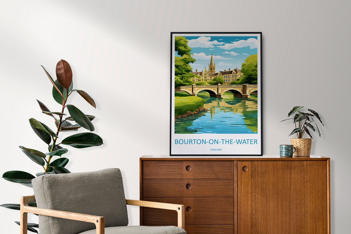 Bourton On The Water Travel Poster, England - Image 2