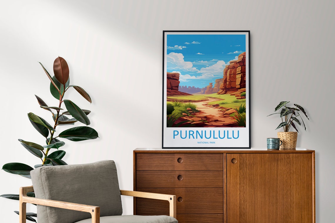 Purnululu National Park Red Cliffs Canyon Trail Australia Poster - Image 2