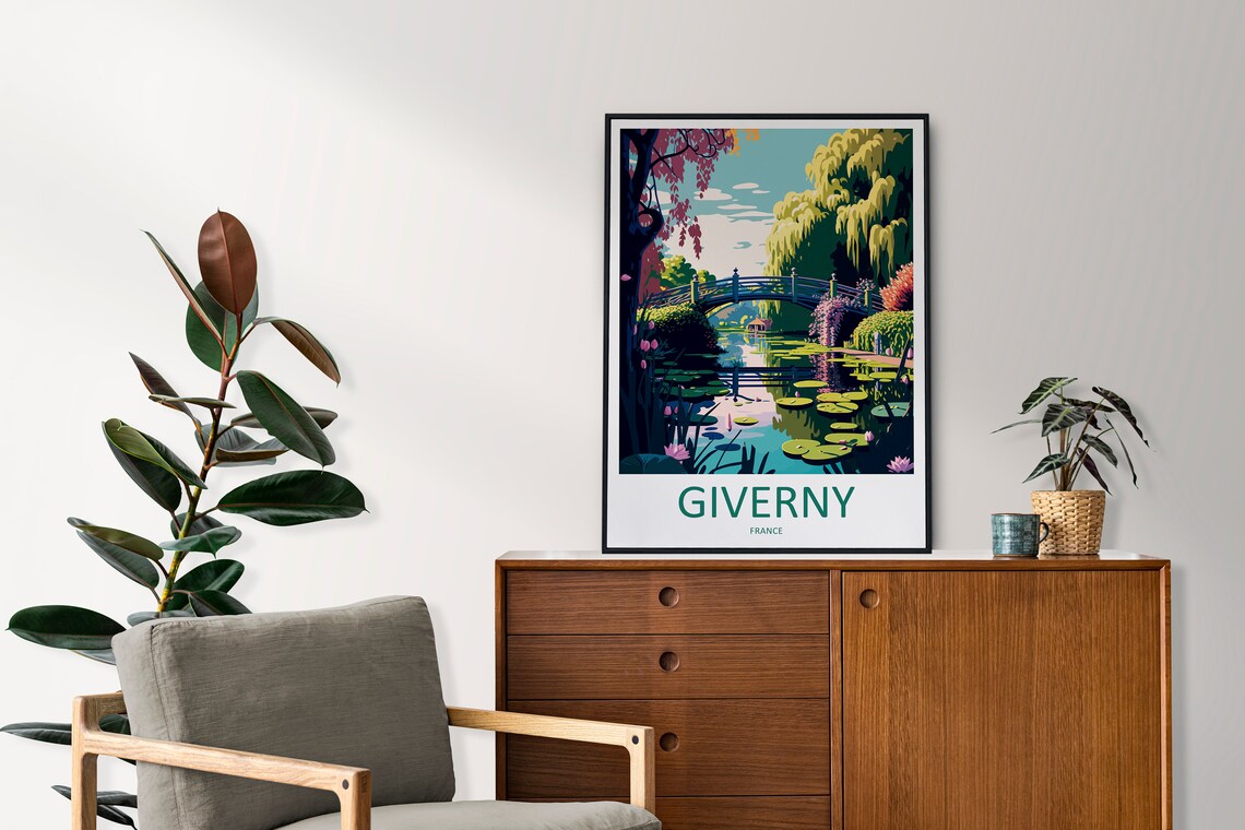 Giverny Travel Poster, France Place Print - Image 2