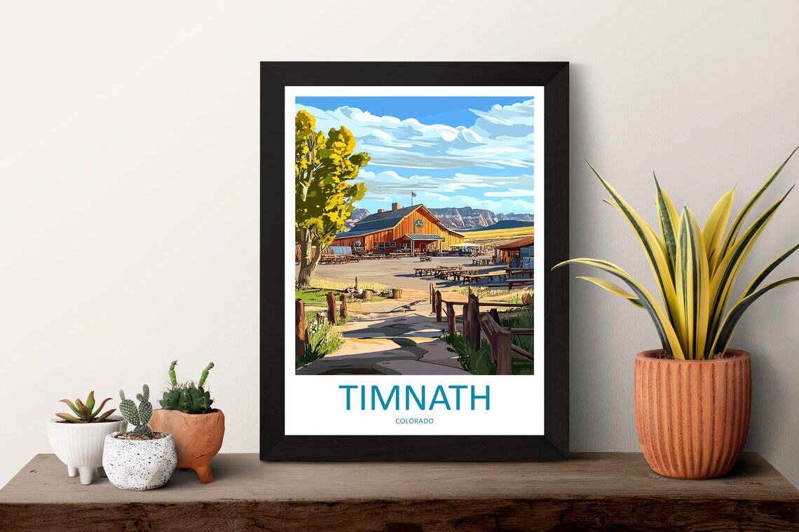 Timnath Colorado Travel Poster, Home Decor - Image 3