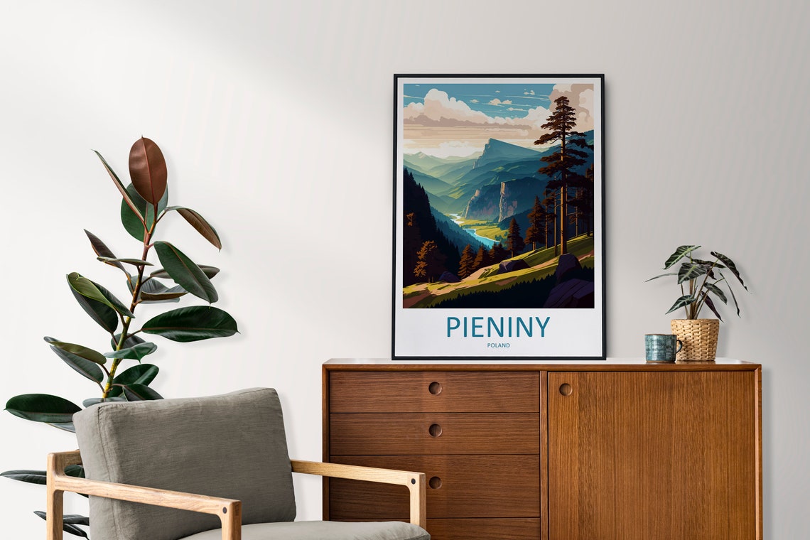 Pieniny National Park River Valley Mountain Landscape Poster Poland - Image 2