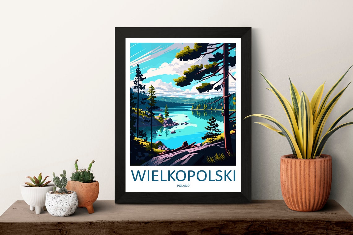 Wielkopolski Travel Print Wall Art Wielkopolski Wall Hanging Home Dcor Wielkopolski Gift Art Lovers Poland Art Lover Gift Wielkopolski - Image 3