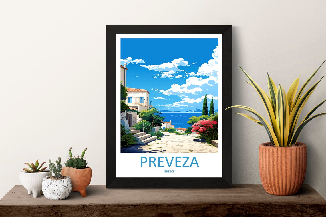 Preveza Travel Poster, Place for Home Decor - Image 3