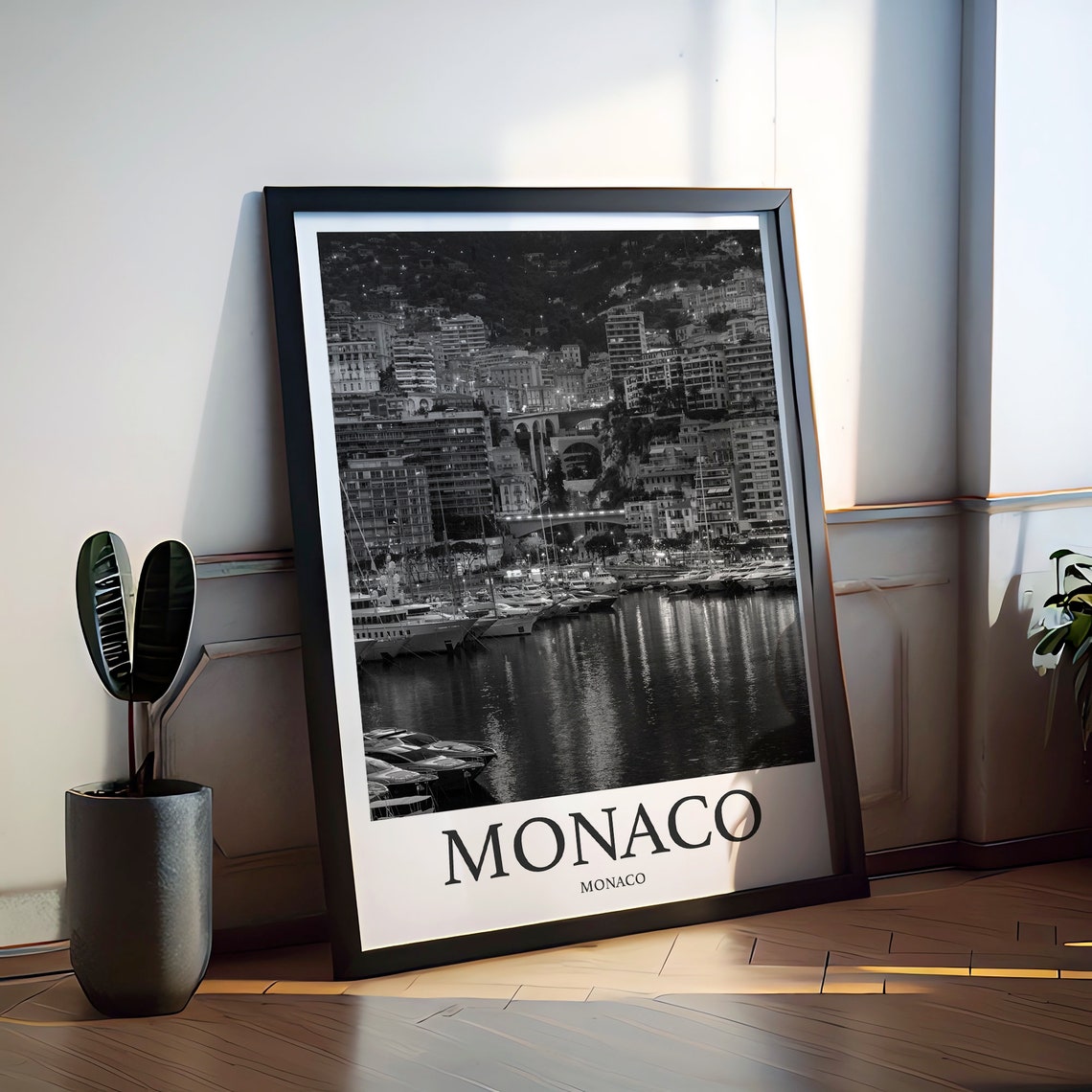Monaco Photo Print Of Monaco Travel Photo Hanging Decor Photo Travel Art Gift For Travel Artwork Wall Art Framed Photo Travel - Image 2