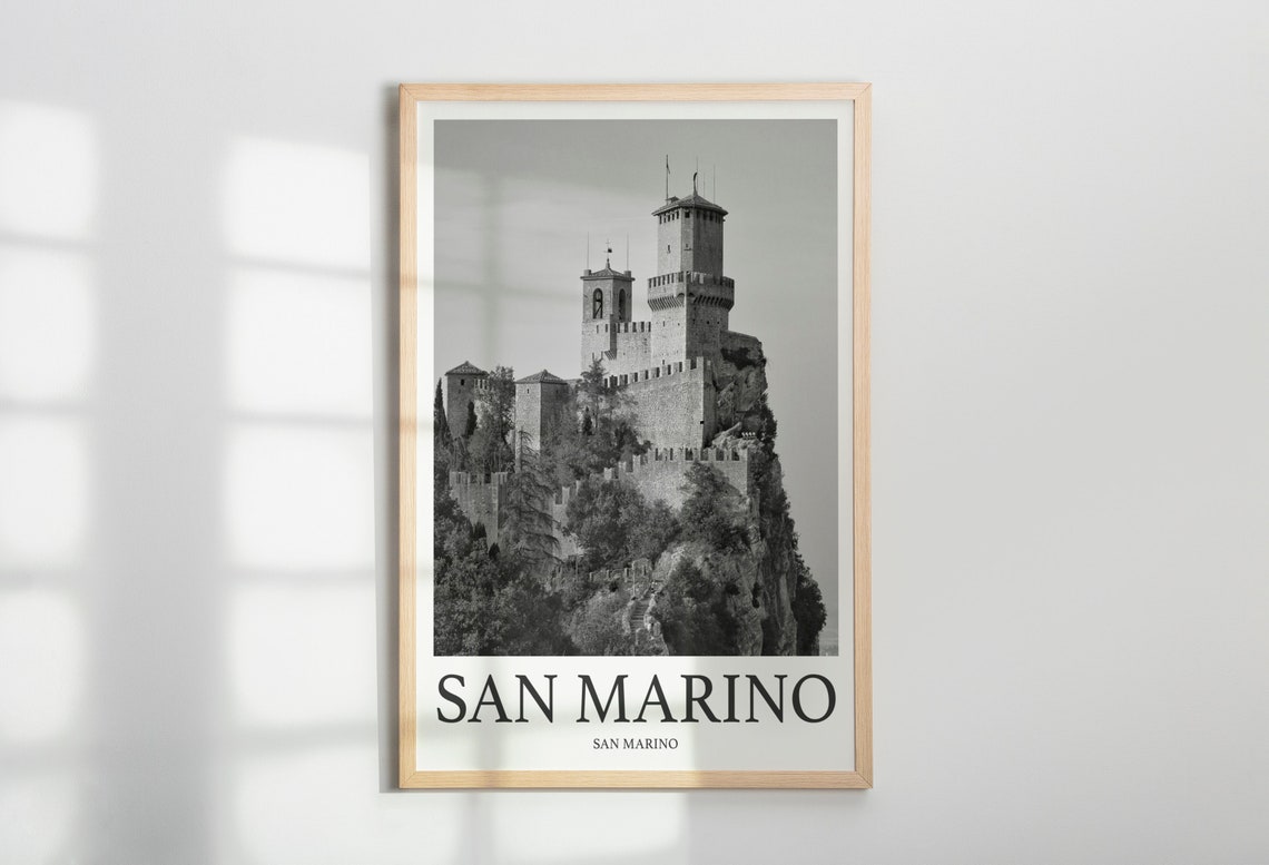 San Marino Photo Print Of San Marino Travel Photo Hanging Decor Photo Travel Art Gift For Travel Artwork Wall Art Framed Photo Travel
