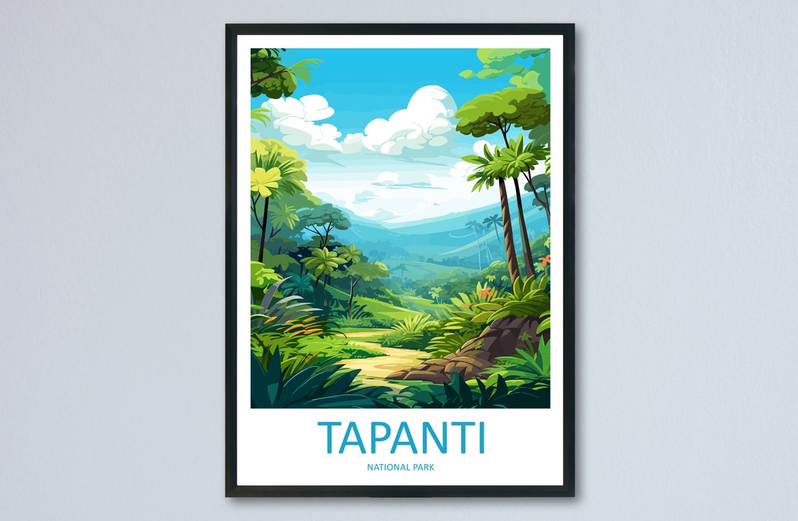 Tapanti National Park Travel Print Wall Art Tapanti National Park Wall Hanging Home Dcor Tapanti National Park Gift Art Lovers Costa Rica