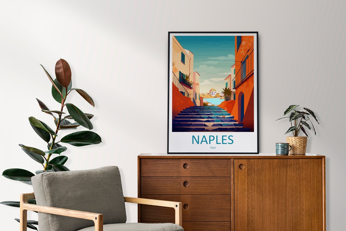 Naples, Italy Travel Poster, Home Decoration - Image 2