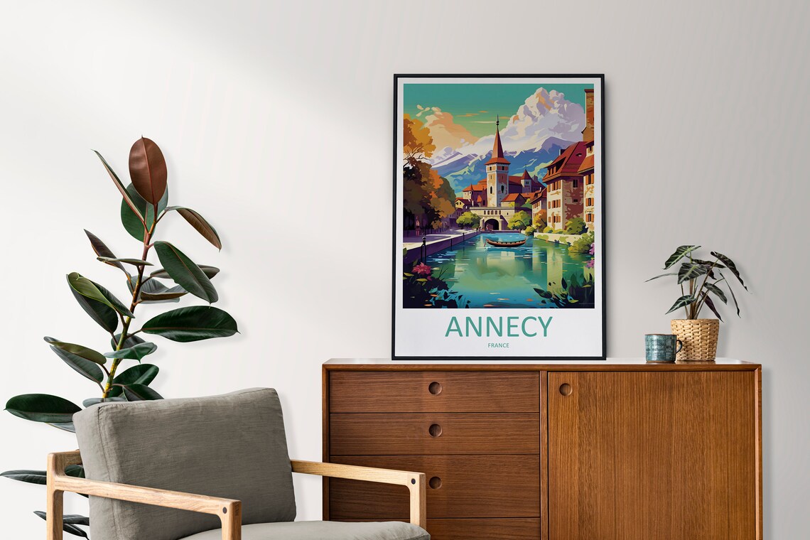 Annecy Travel Print, Place-Inspired Wall Art - Image 2