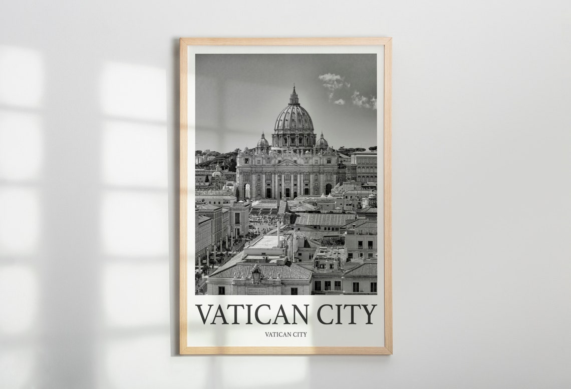 Vatican City Photo Print Of Vatican City Travel Photo Hanging Decor Photo Travel Art Gift For Travel Artwork Wall Art Framed Photo Travel