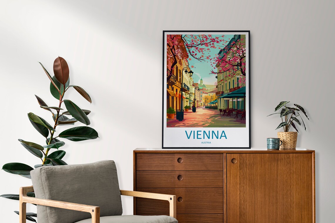 Vienna Travel Poster, Austria City Wall Art - Image 2