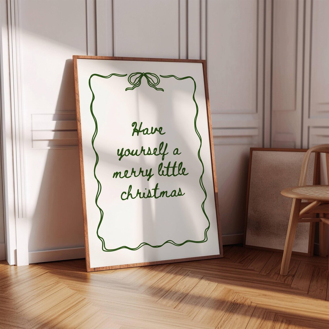 Have Yourself A Merry Little Christmas, Minimalist Art Print - Image 4