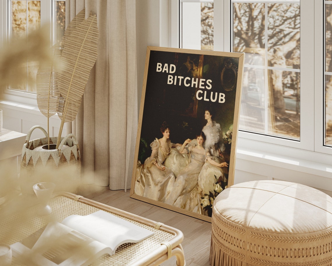 Bad Bitches Club Altered Wyndham Sisters Classic Portrait Poster - Image 2