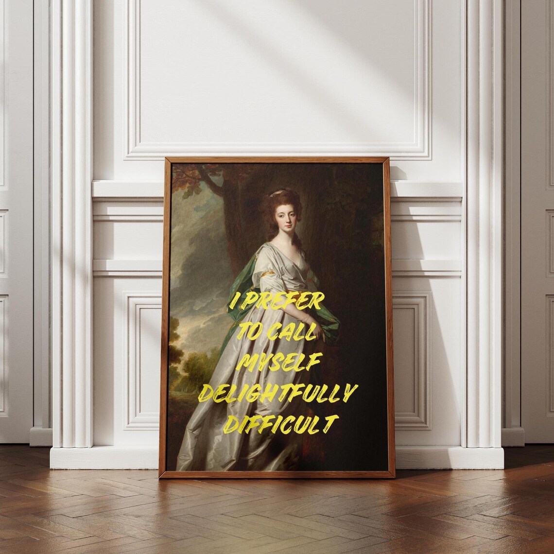 Altered Feminist Art Poster, Eclectic Maximalist Decor - Image 3